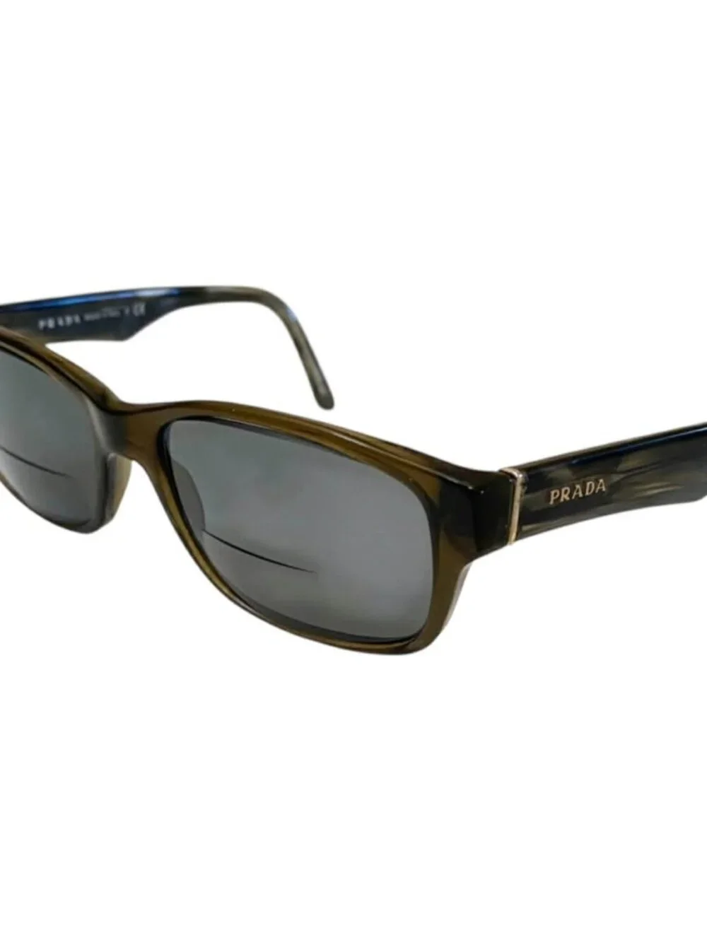 Prada VPR16M Heritage Sunglasses With Case Dark Brown Frame